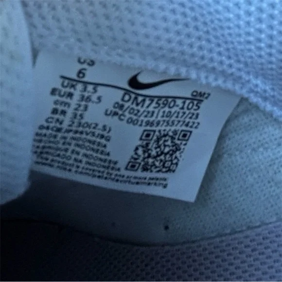 Nike Womens Legacy Lift Court Platinum Smokey Mauve Platform Sneakers Sz 6 EUC - Picture 8 of 9